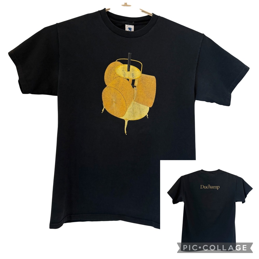Philadelphia Museum Art Marcel Duchamp Chocolate Grinder TShirt Black XL USA Tee